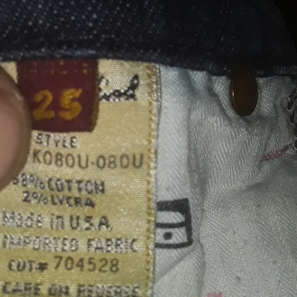 7 for all mankind jeans size 25 - Picture 6 of 7